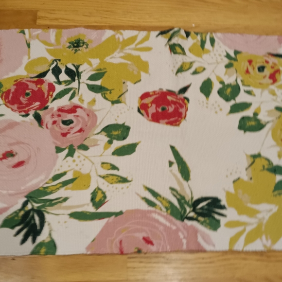 Floral Small Area Rug / Mat - Picture 6 of 9